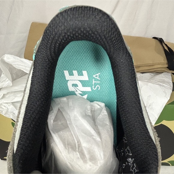 A Bathing Ape BAPE "SK8 Sta #2" Gray 1I70-291-011 Size 6 NEW - Picture 6 of 16